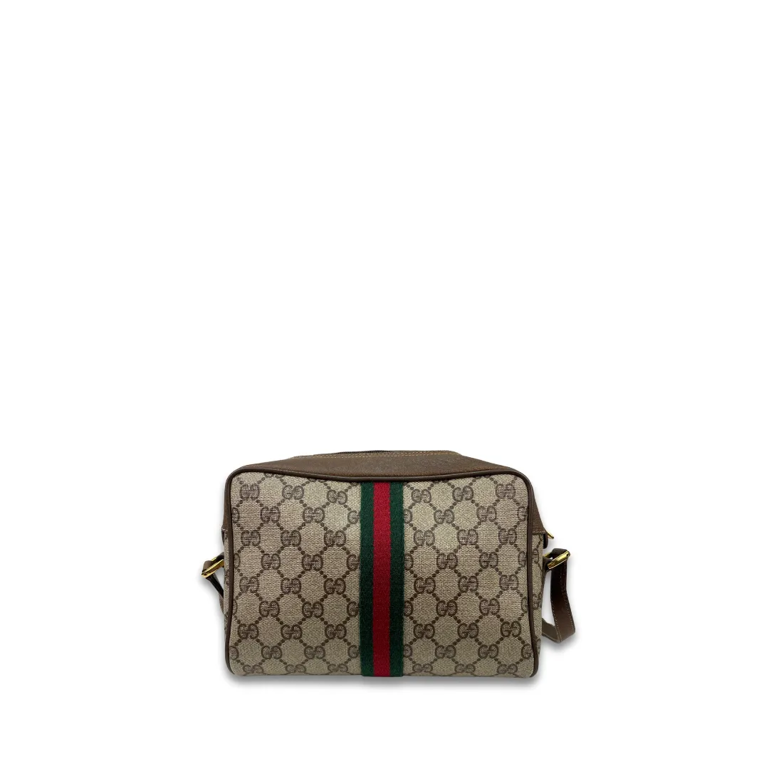 Gucci Brown Vintage GG Supreme Crossbody