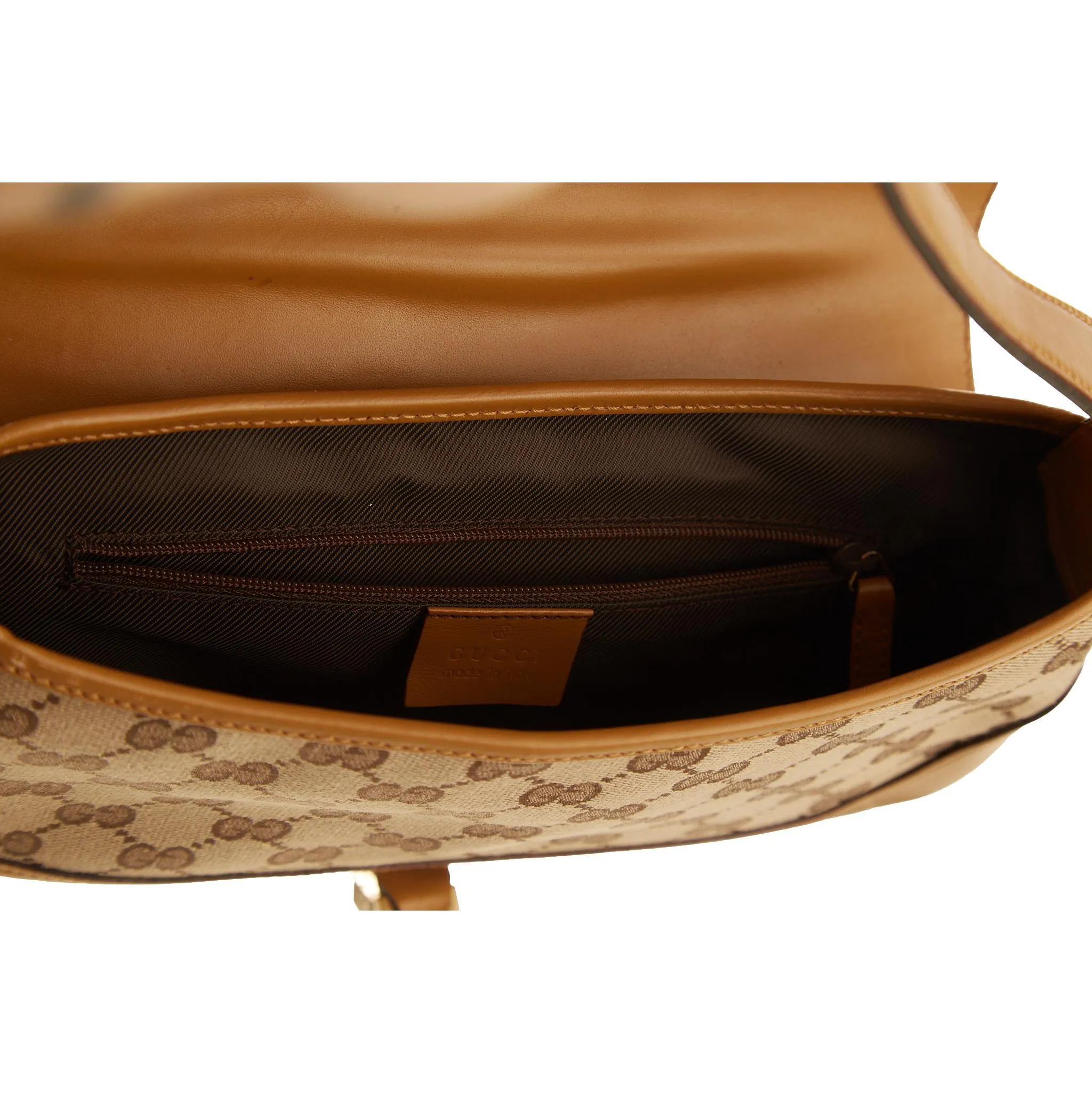Gucci Tan Logo Jackie Bag