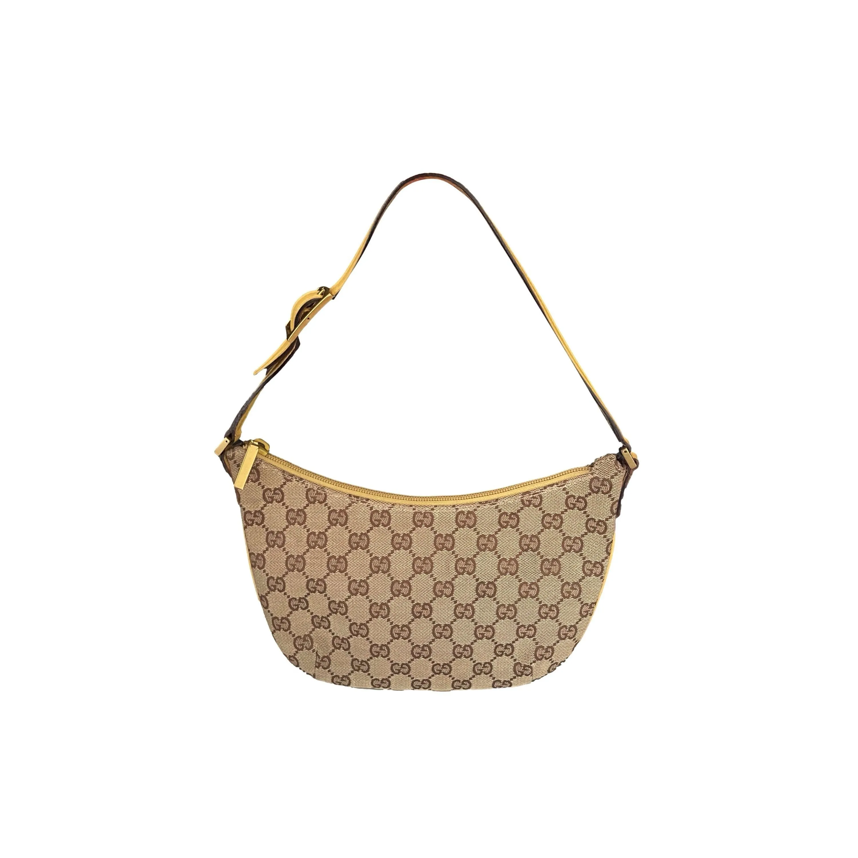 Gucci Tan Monogram Shoulder Bag