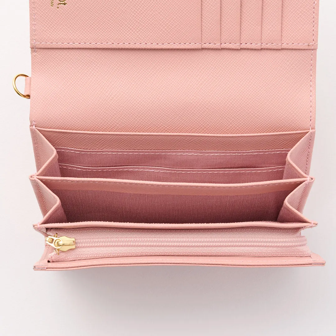 Heart Strawberry Chocolate Short Wallet【Japan Jewelry】