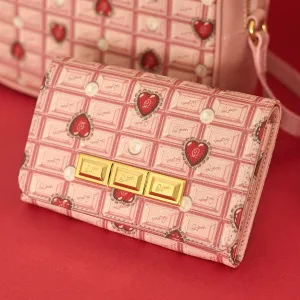 Heart Strawberry Chocolate Short Wallet【Japan Jewelry】