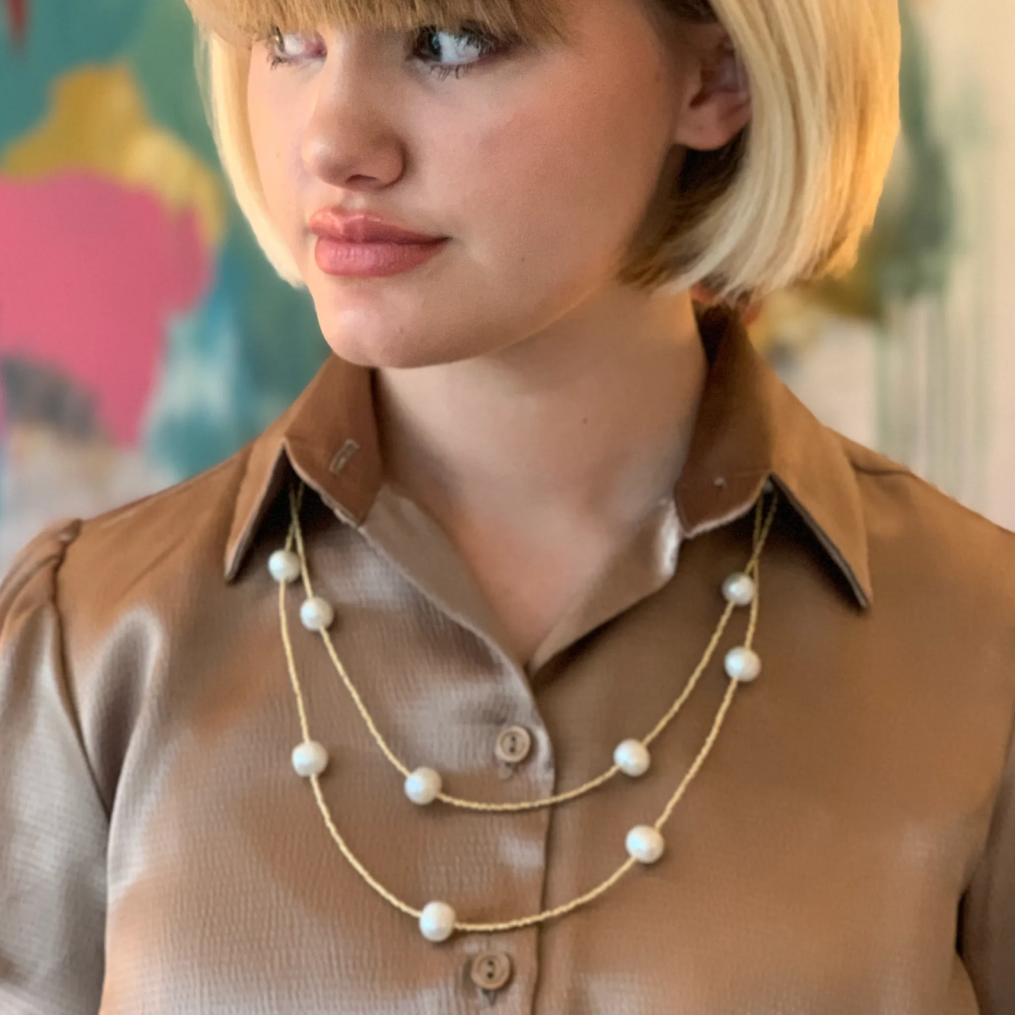 Henrietta Baroque Pearl Necklace