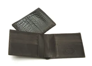 Horizontal  GENUINE Crocodile WalletTWO HORIZONTAL COMPARTMENTS FOR BILLS