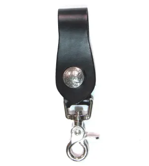 IN07  Claw Hook Key Fob- Indian Head Nickel