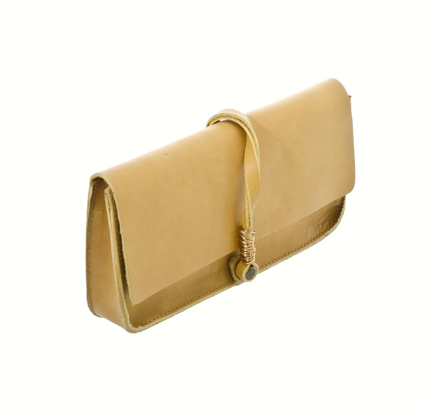 Jo Handbags Dakota Clutch (Mustard)