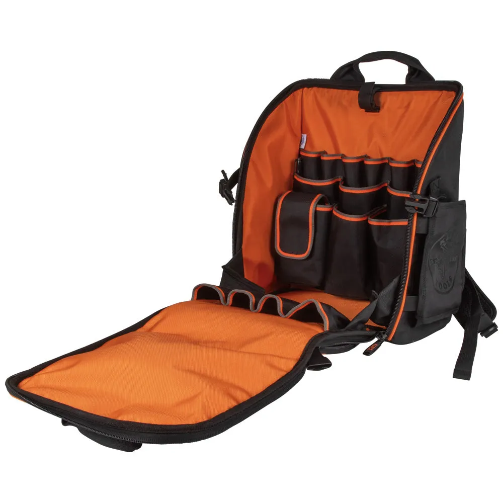 Klein Tradesman Pro™ Tool Station Tool Bag Backpack, 21 Pockets