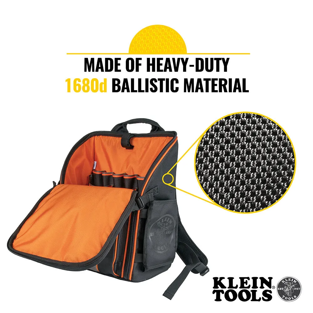 Klein Tradesman Pro™ Tool Station Tool Bag Backpack, 21 Pockets