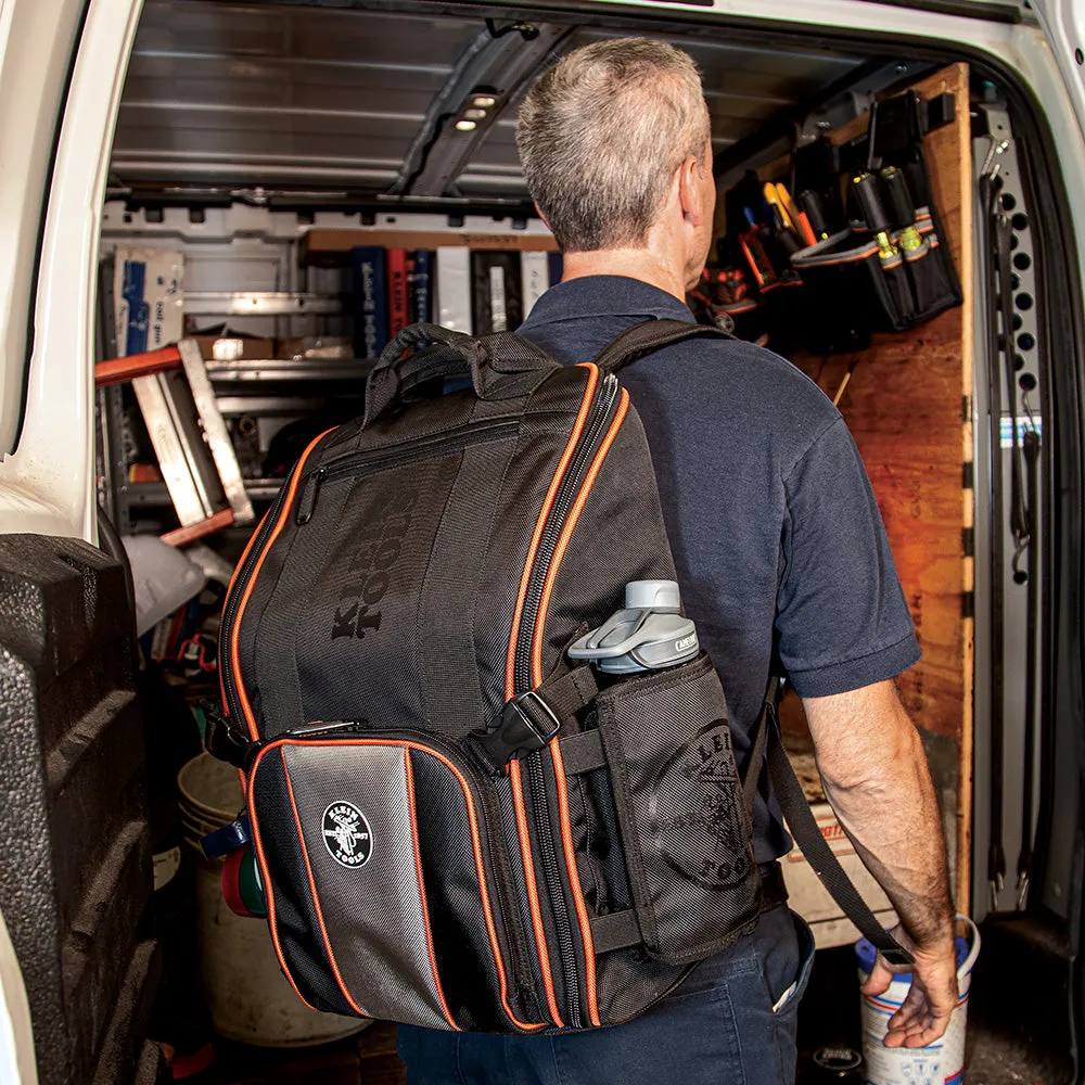 Klein Tradesman Pro™ Tool Station Tool Bag Backpack, 21 Pockets