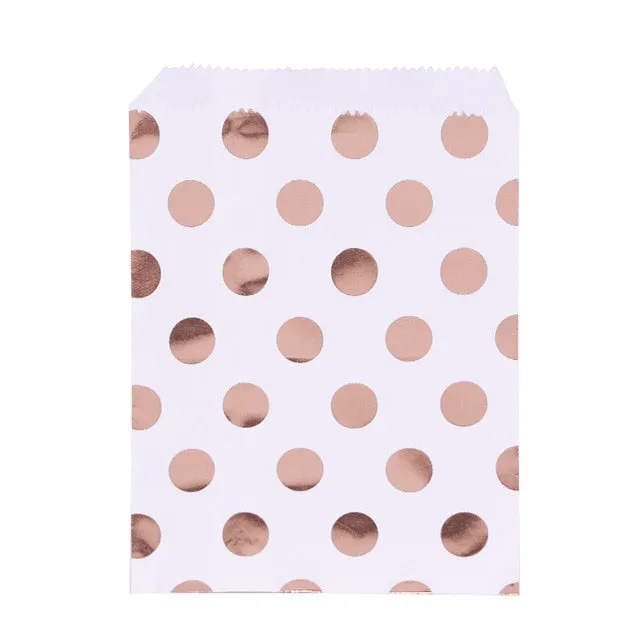 Kraft Paper Bags and Stickers For Candy or Gift