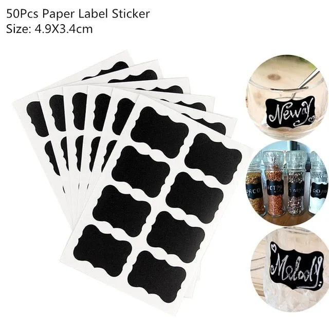 Kraft Paper Bags and Stickers For Candy or Gift