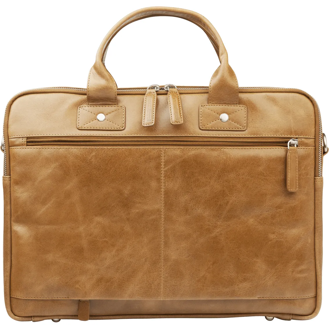 Kronborg 16" Leather Laptop Briefcase - Tan