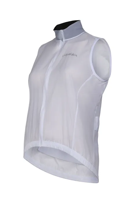 La Classica Ghisallo Women's Cycling Gilet - White