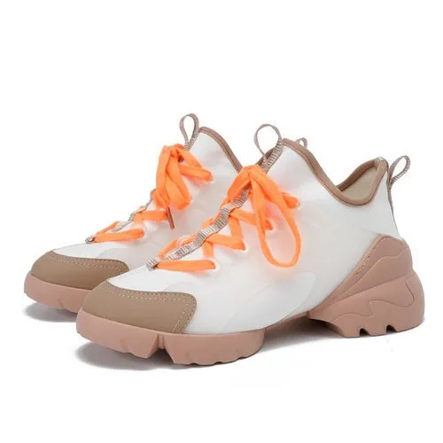 Lace-up Genuine Leather Ladies Sport Shoes