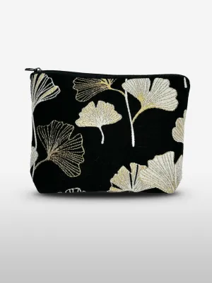 Large Cosmetic Bag "Ginkgo Art"