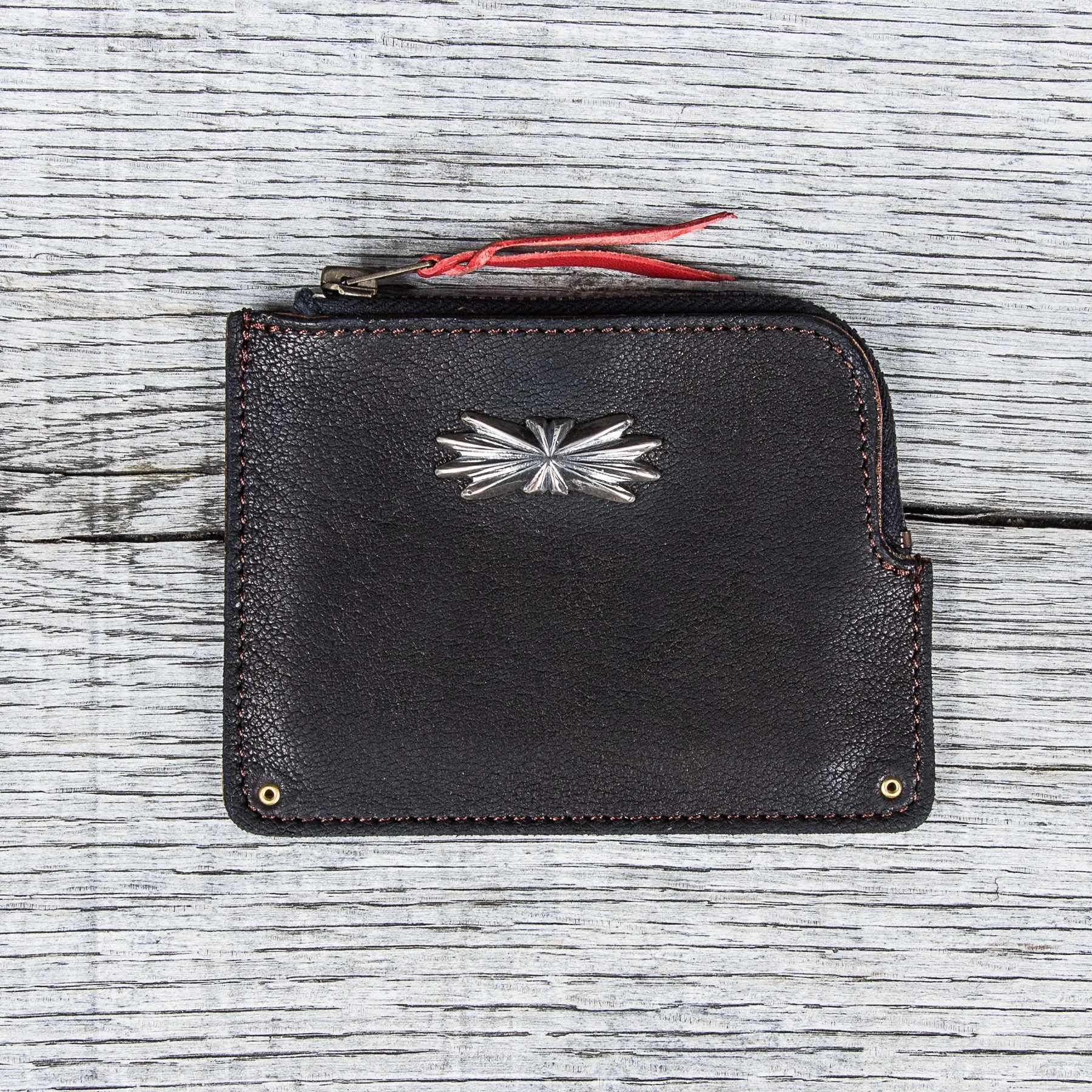 Larry Smith Deer Skin Multi Wallet LT-0043 Dark Brown