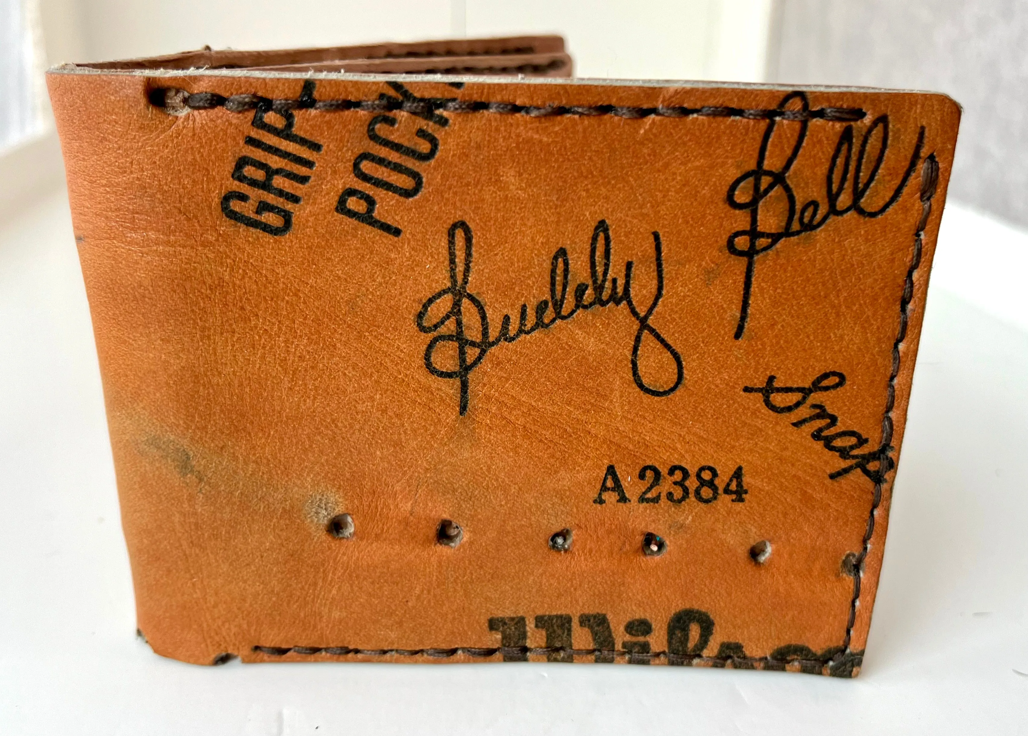 Leather Baseball Glove Wallets