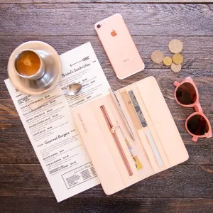 Leather Card Wallet - Classic Fawn