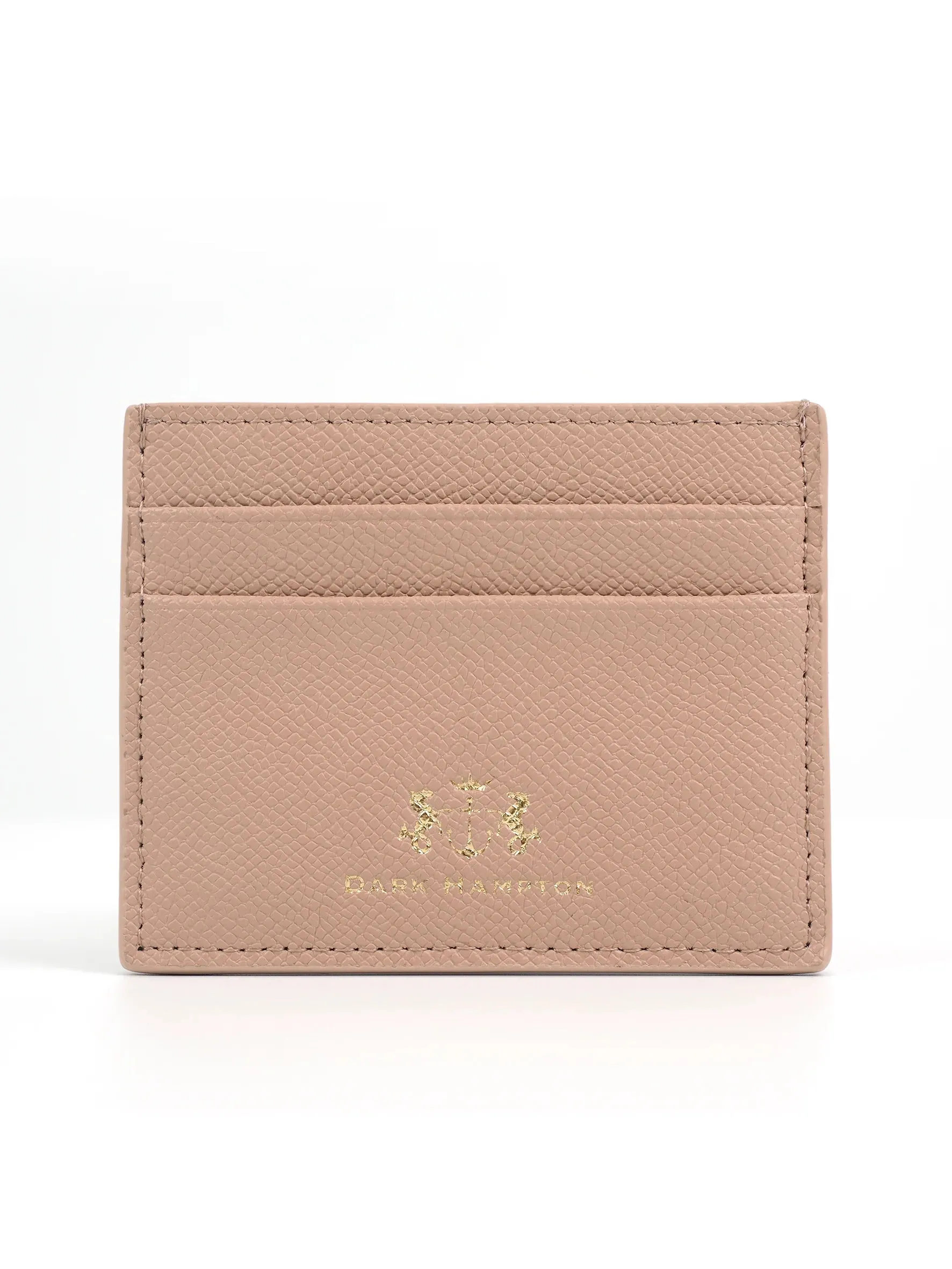 Leather Card Wallet - Latte