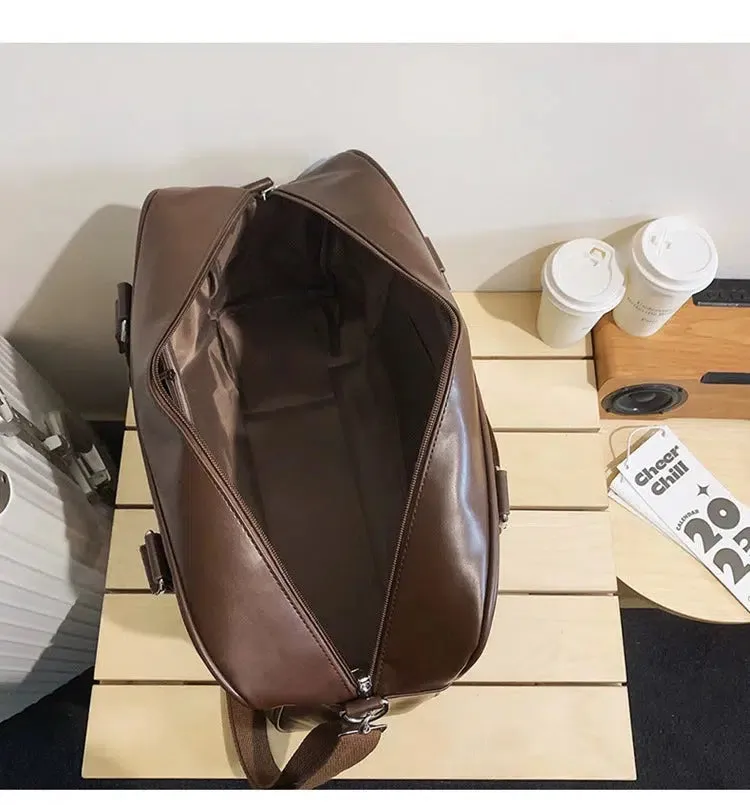 Leather Carryall Bag