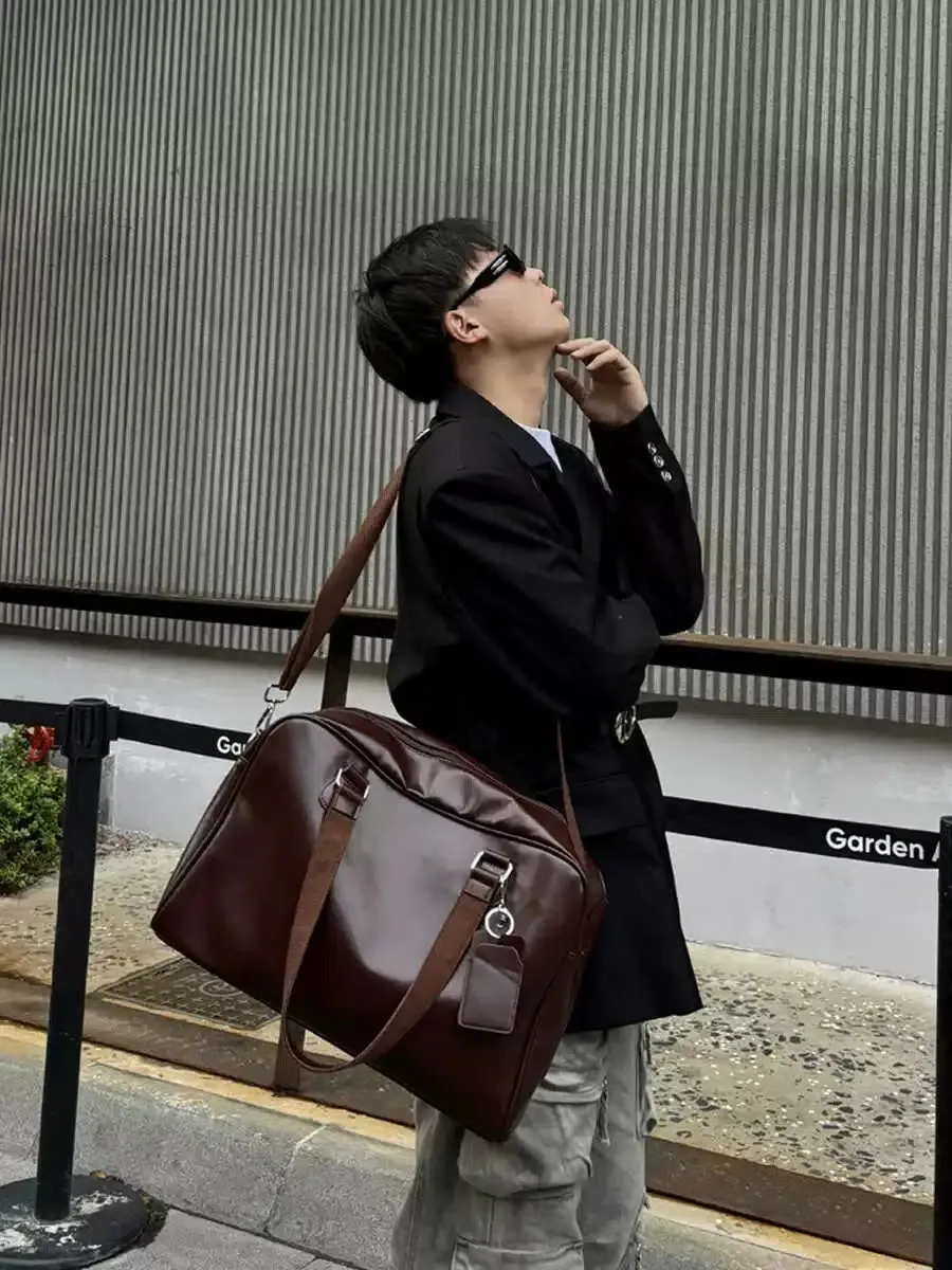 Leather Carryall Bag