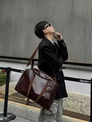 Leather Carryall Bag