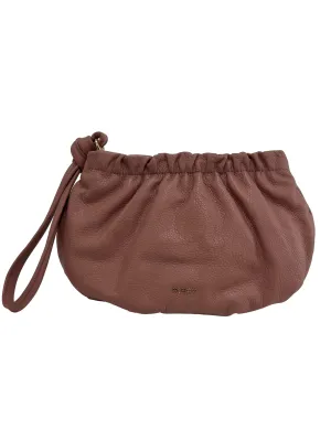 Leather Exterior Clutch Magnetic Bag