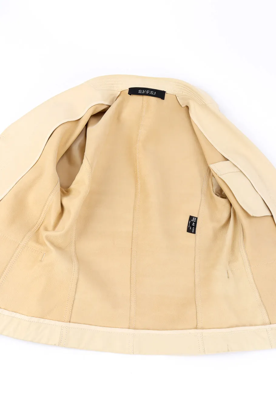 Leather Hook & Eye Jacket