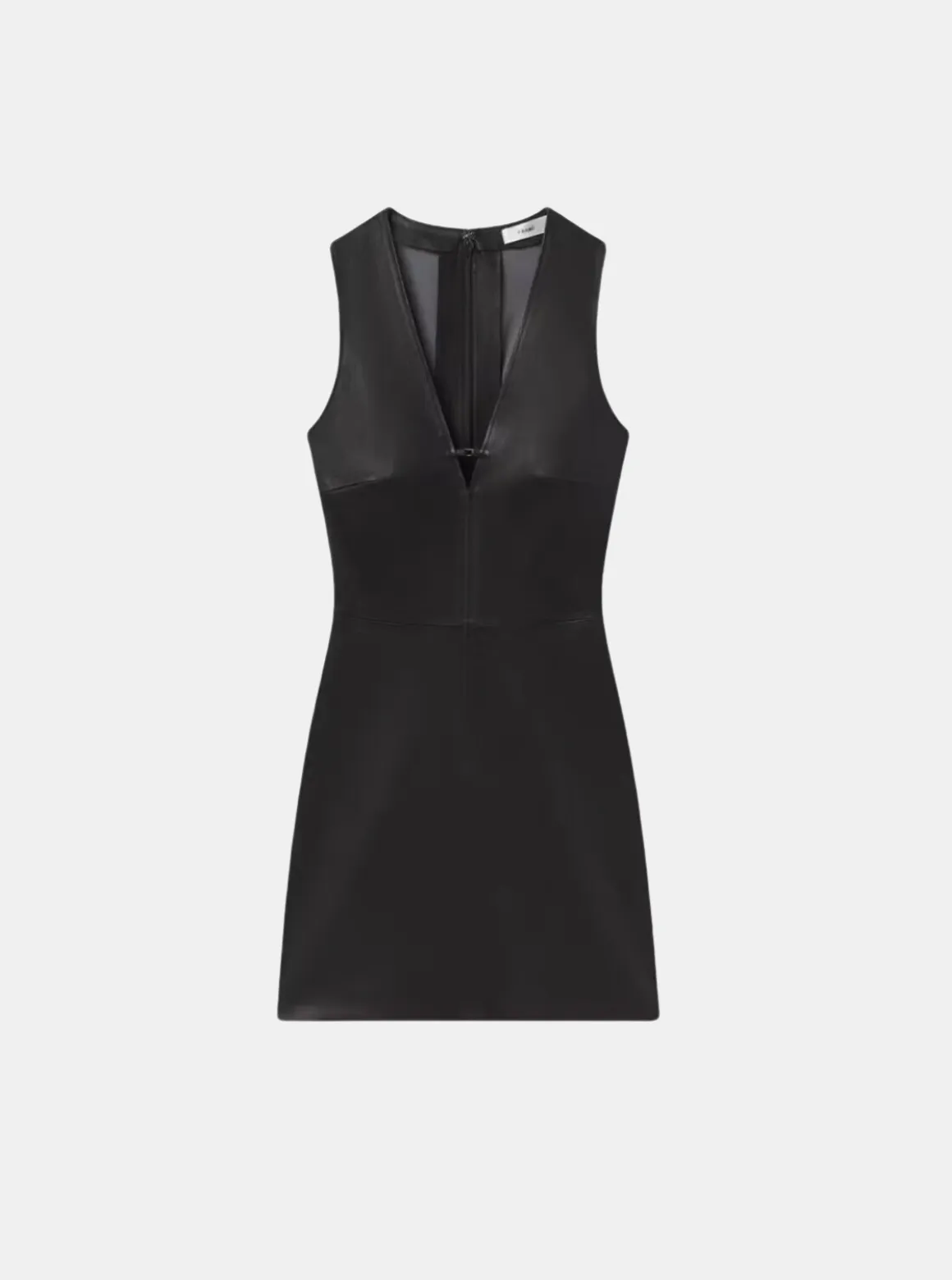 Leather Keyhole Dress