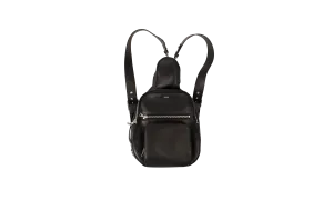 LEATHER MINI BACKPACKS & BRIEFCASES "Black"