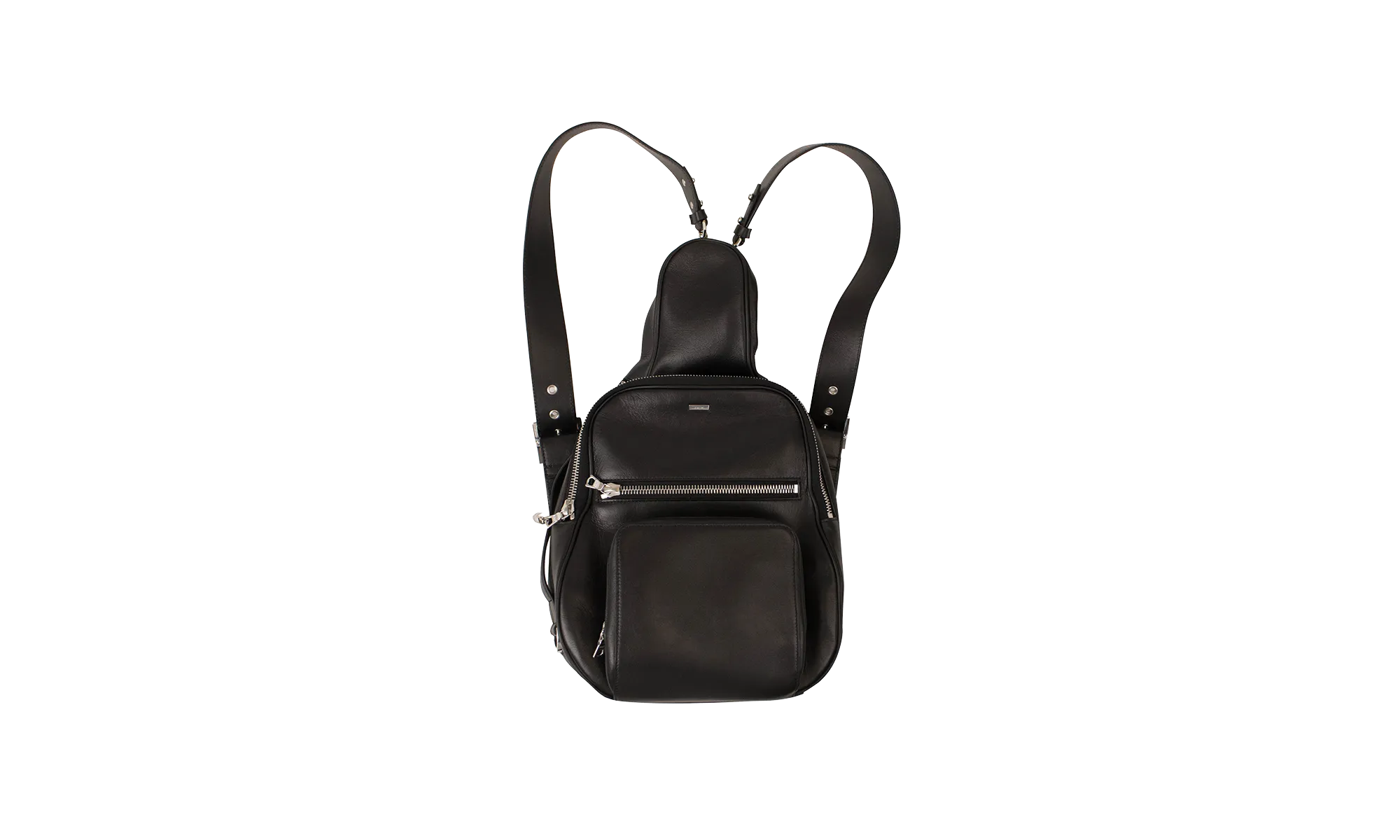 LEATHER MINI BACKPACKS & BRIEFCASES "Black"