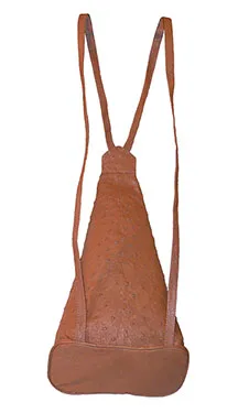Leather Ostrich Skin Leather Backpack Handbag