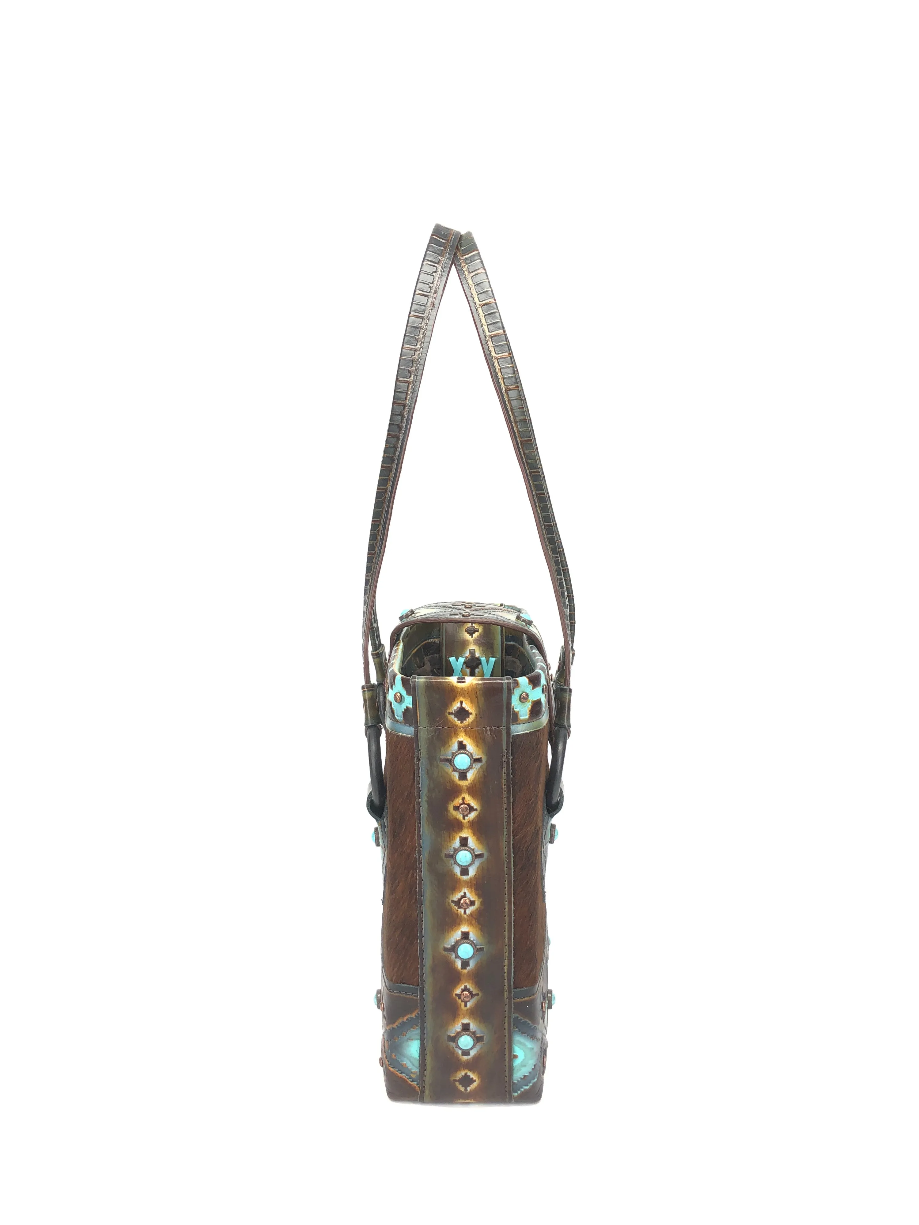Leather Tote Bag, the best designer tote bag for travel! - The Navajo Peak II