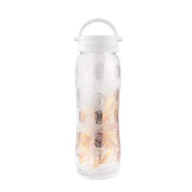 LifeFactory 22oz Water Bottle - Optic White Floral