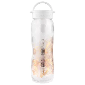 LifeFactory 22oz Water Bottle - Optic White Floral
