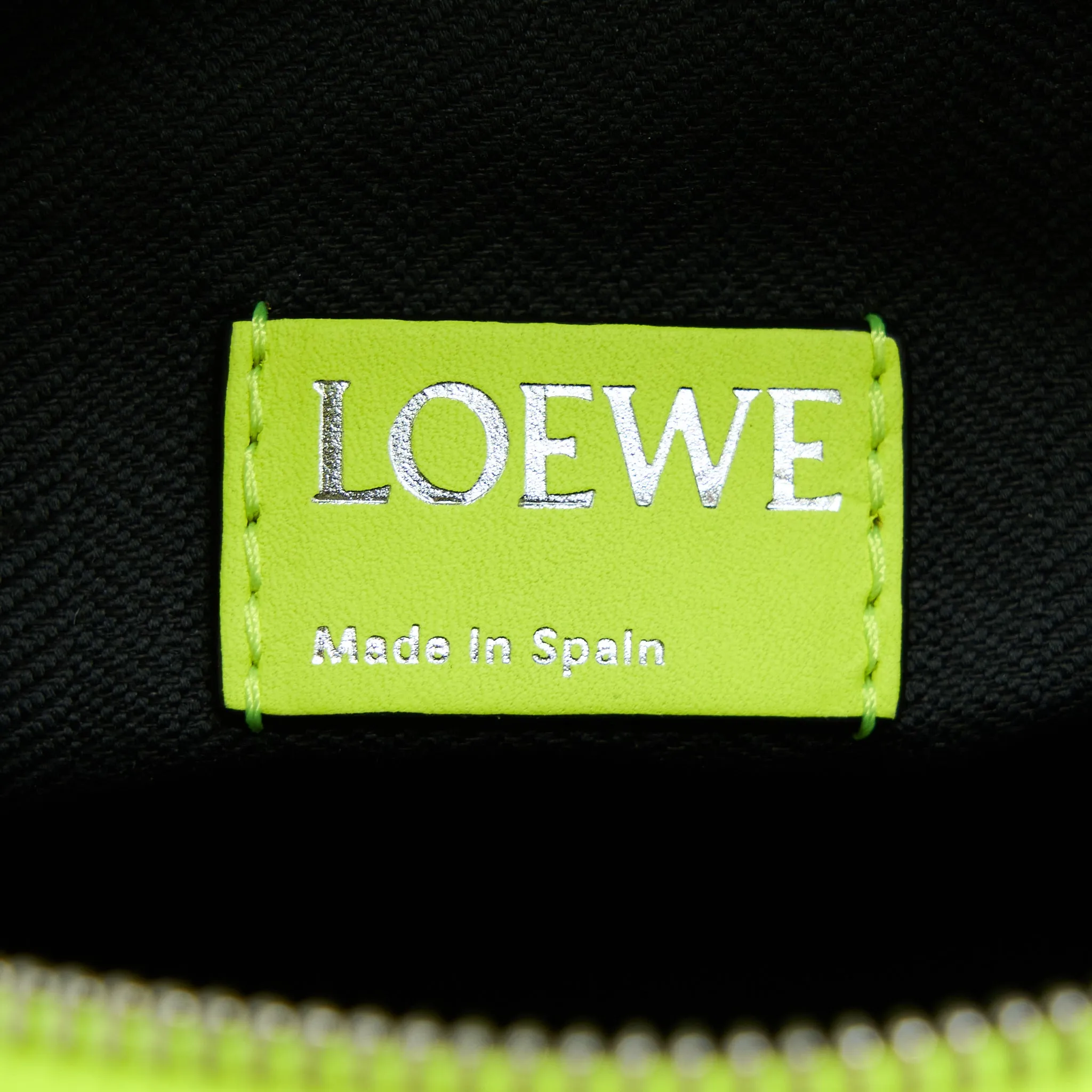 Loewe Small Cubi Bag Anagram Jacquard Canvas/Leather Amarillo SHW
