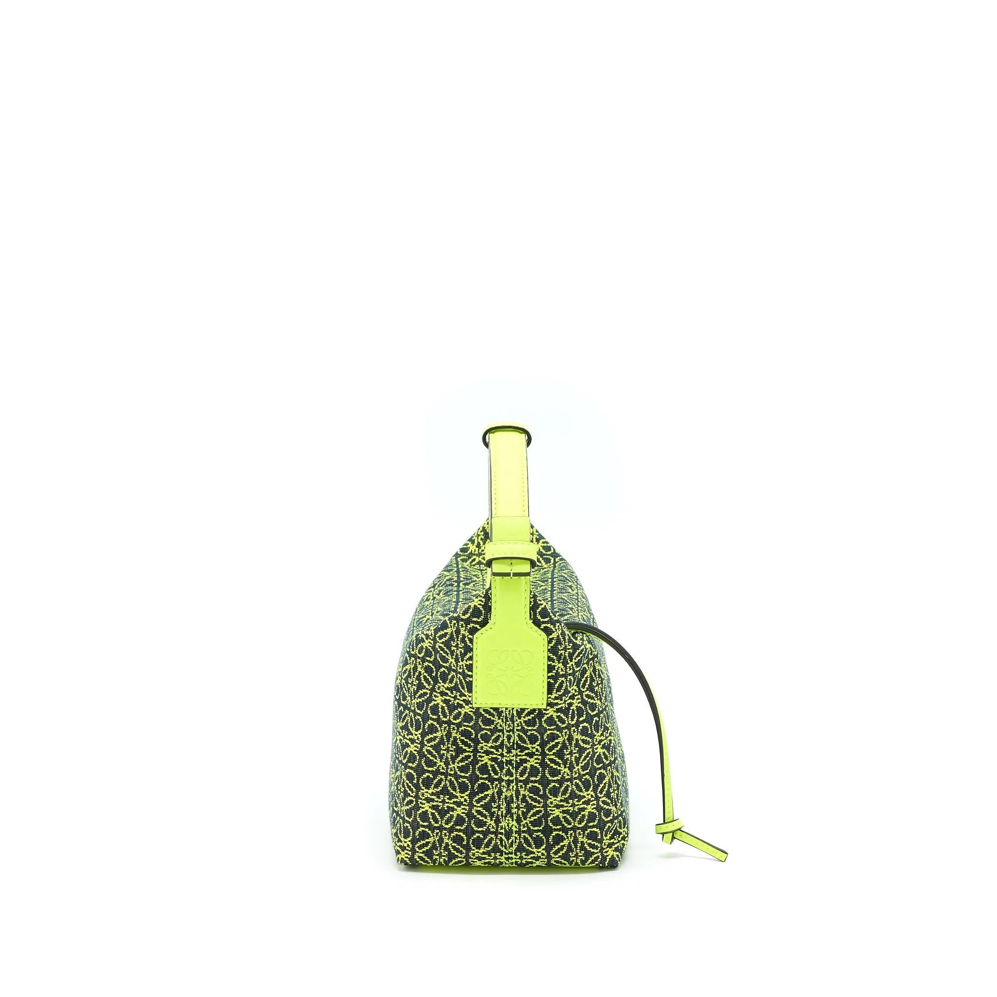 Loewe Small Cubi Bag Anagram Jacquard Canvas/Leather Amarillo SHW