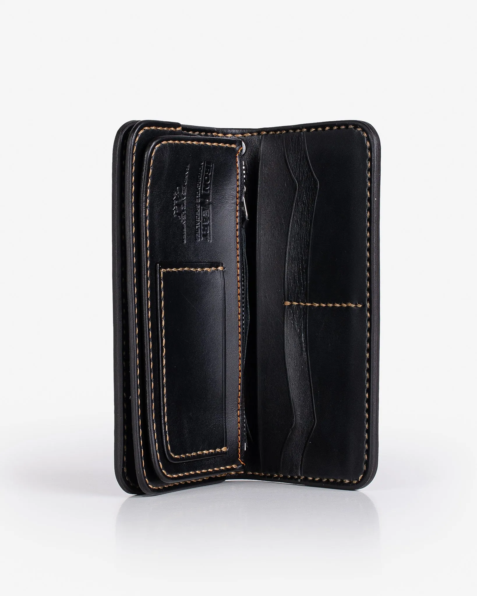 Long Shell Cordovan Wallet - Black