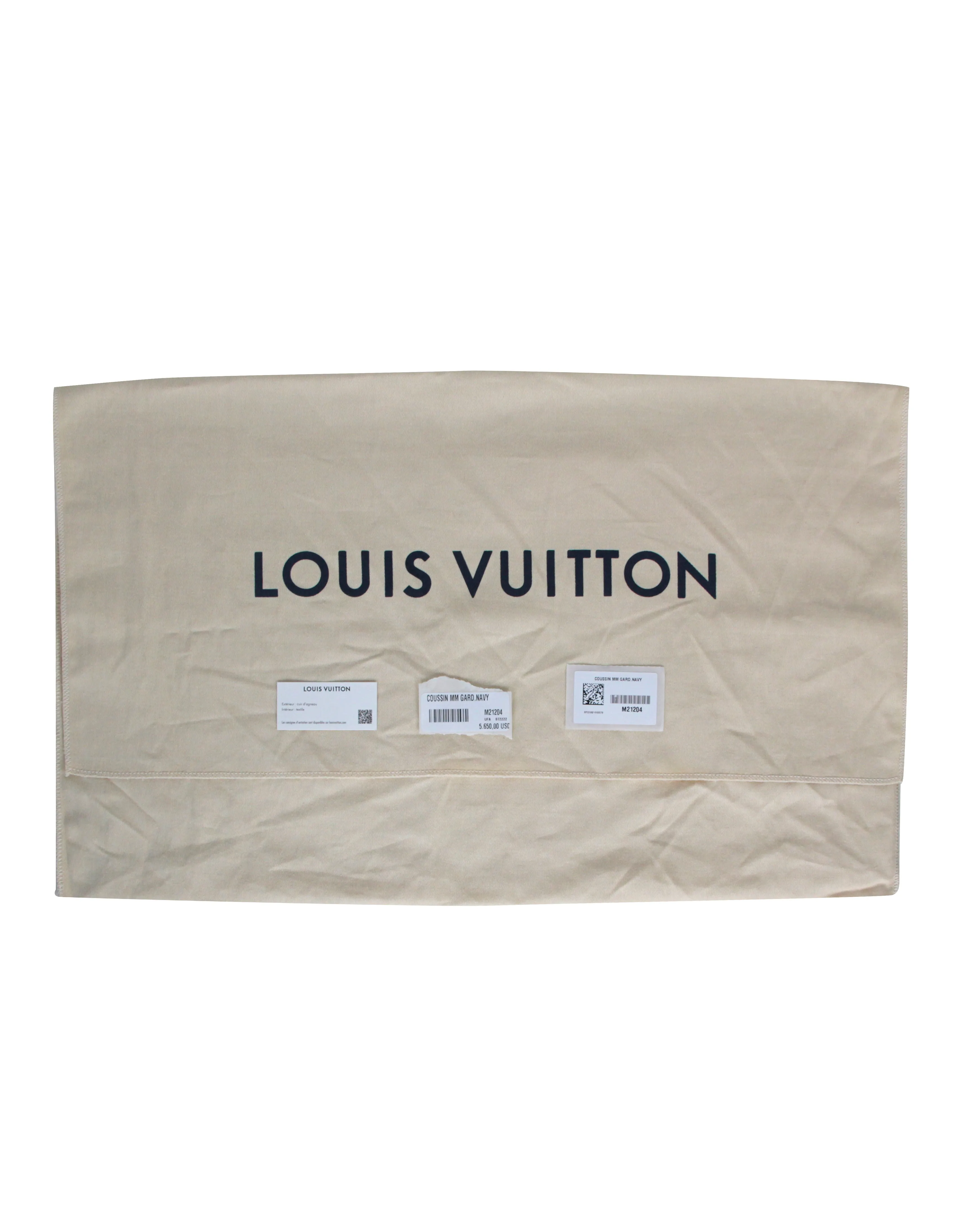 Louis Vuitton 2022 Blue Embossed Multicolor Floral Monogram Coussin MM Bag