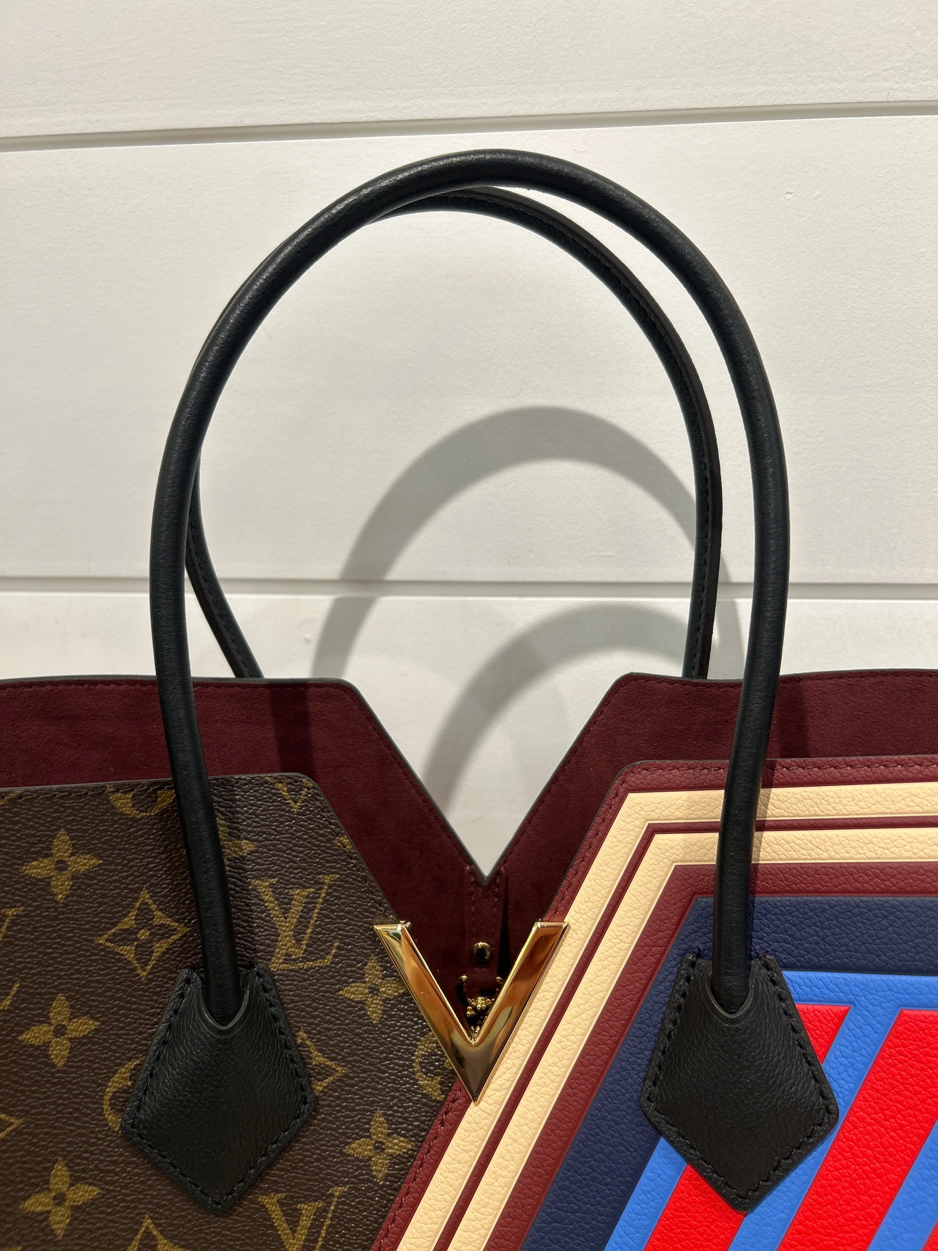 Louis Vuitton Bag, 2017 Calfskin Monogram Canvas Kimono Tote MM