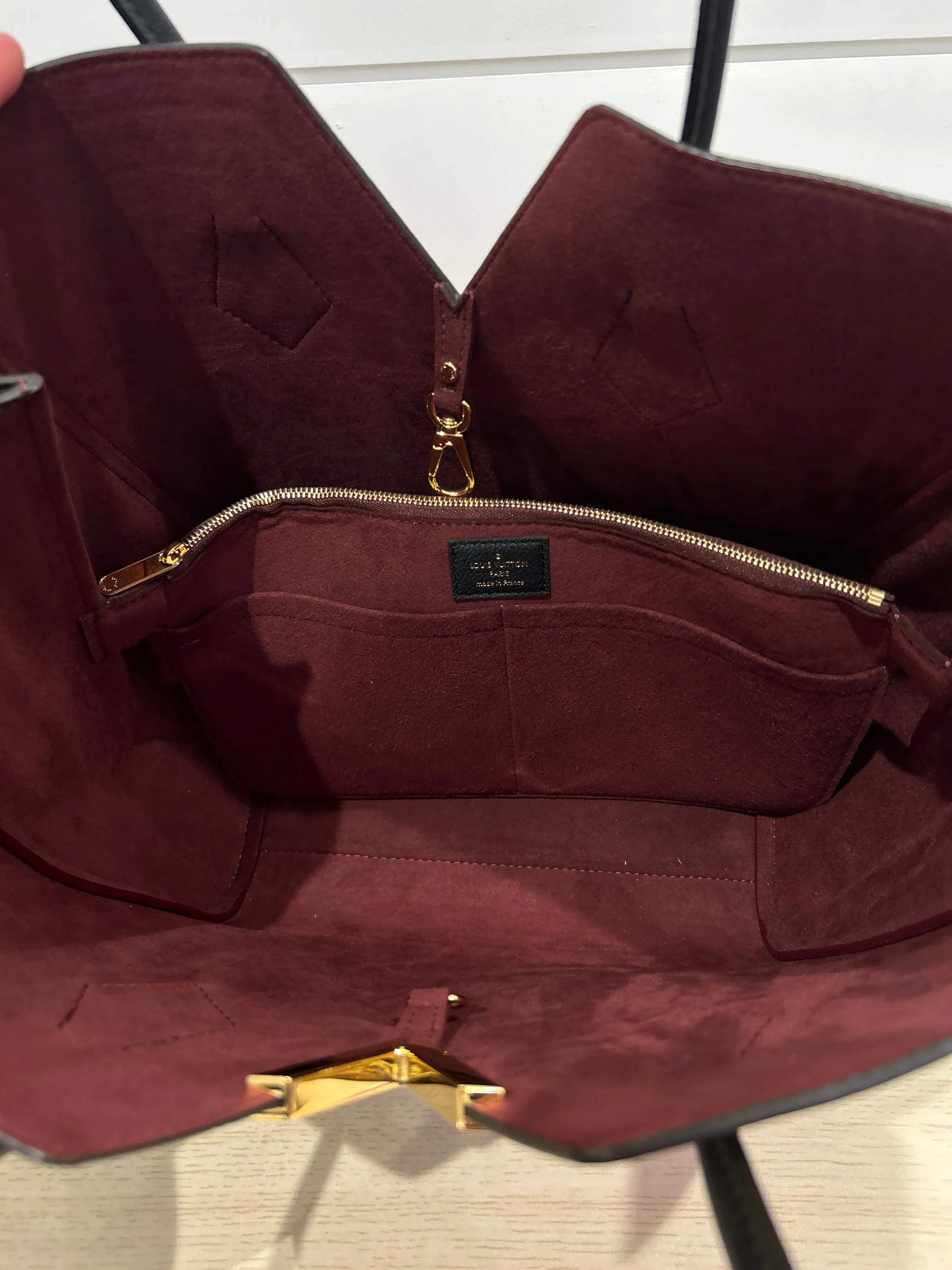 Louis Vuitton Bag, 2017 Calfskin Monogram Canvas Kimono Tote MM
