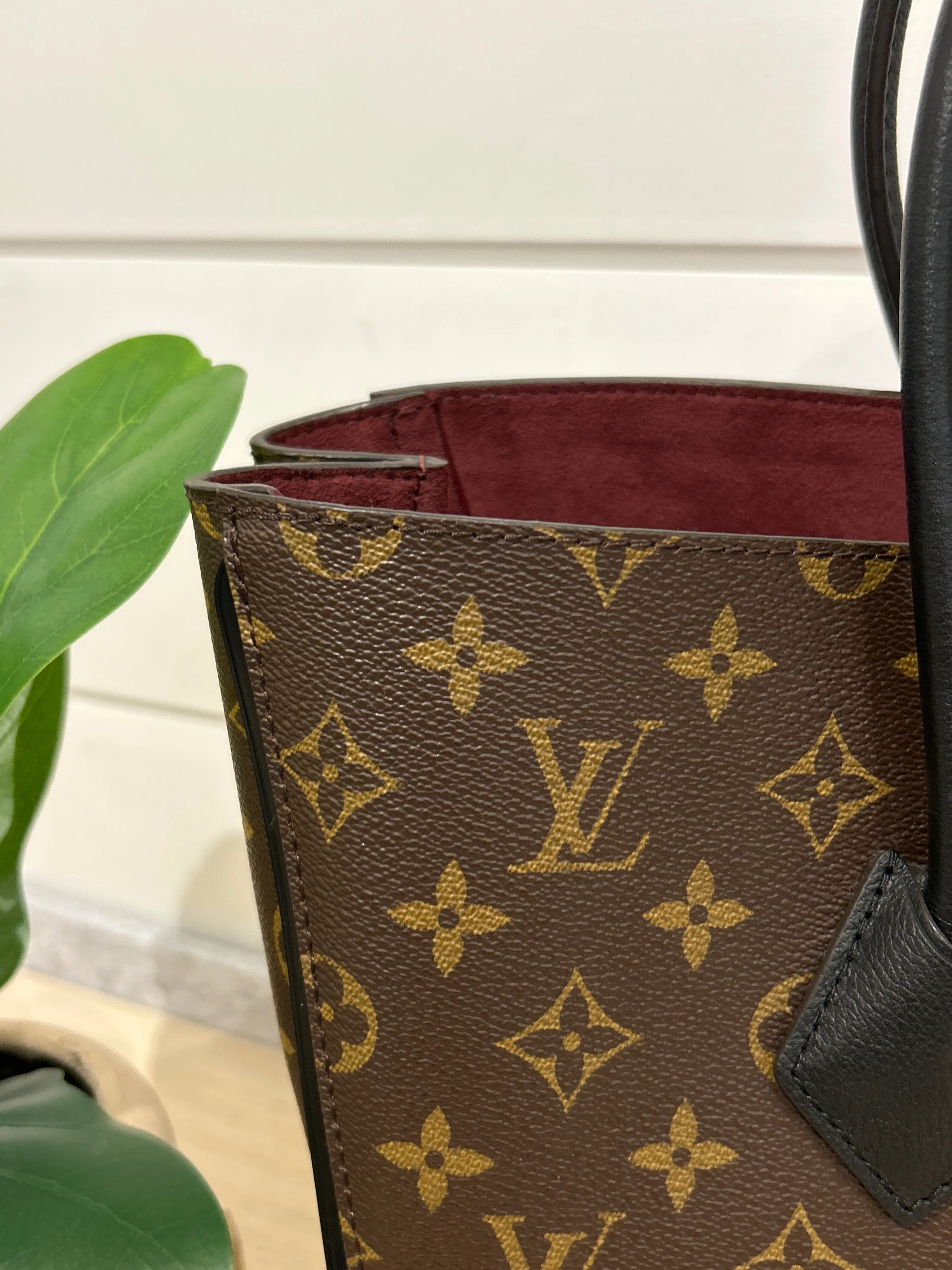 Louis Vuitton Bag, 2017 Calfskin Monogram Canvas Kimono Tote MM