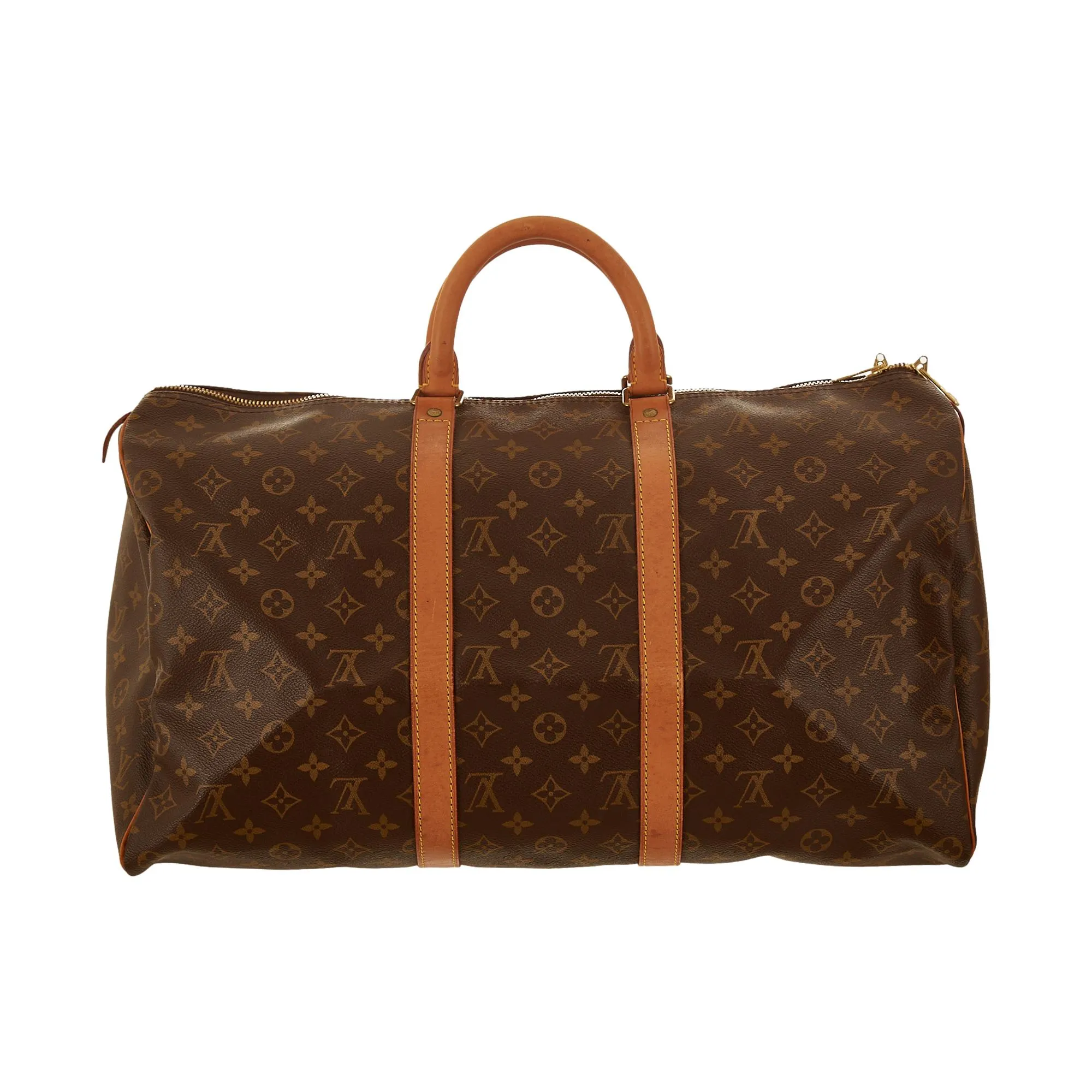 Louis Vuitton Brown Monogram Keepall 50