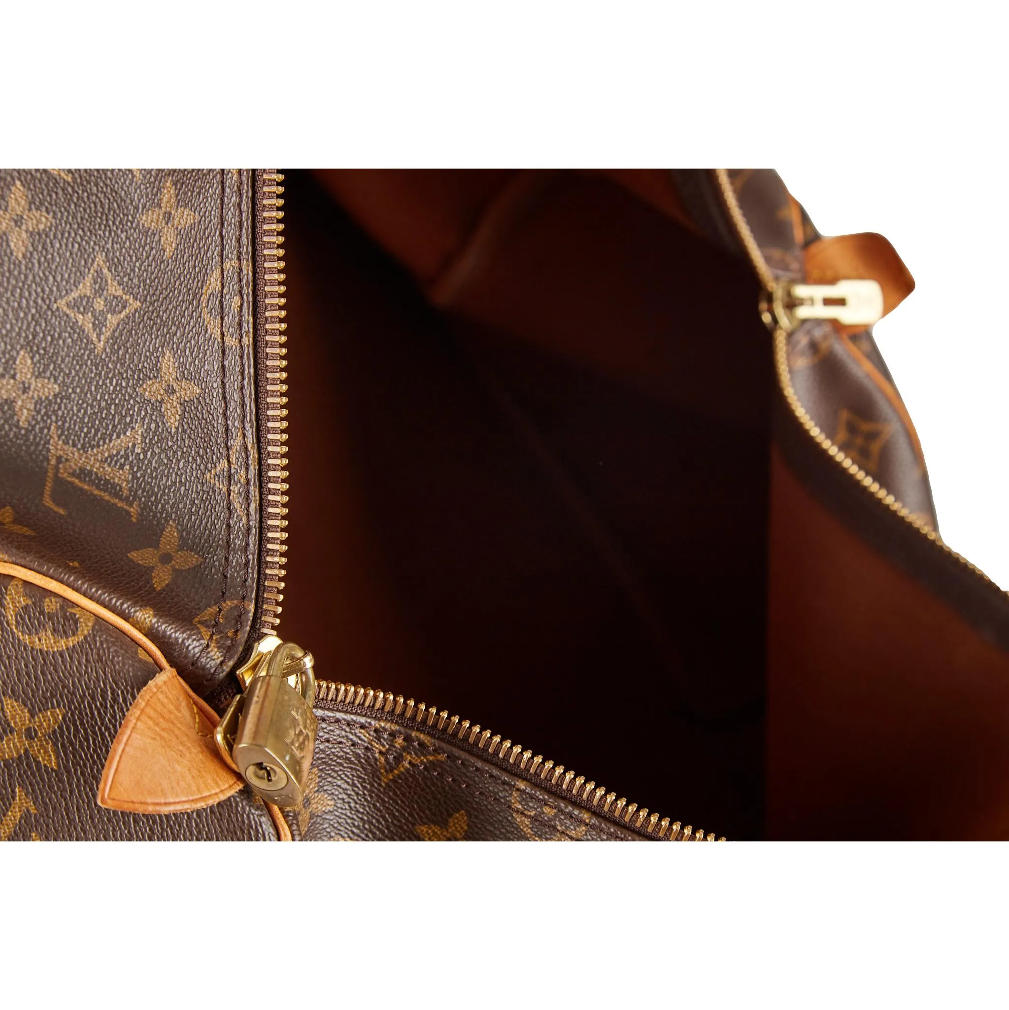Louis Vuitton Brown Monogram Keepall 50