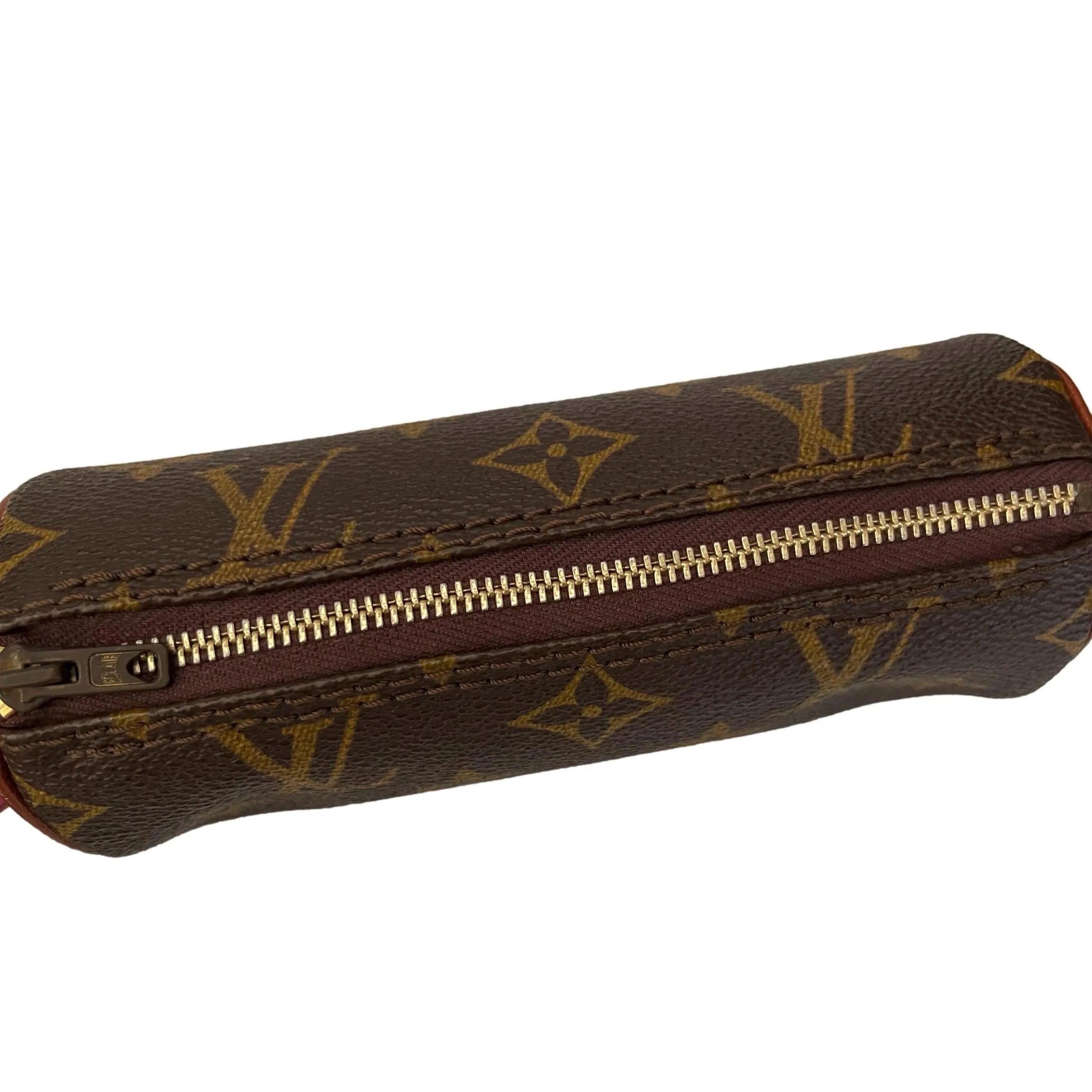 Louis Vuitton Brown Monogram Micro Cylinder Bag