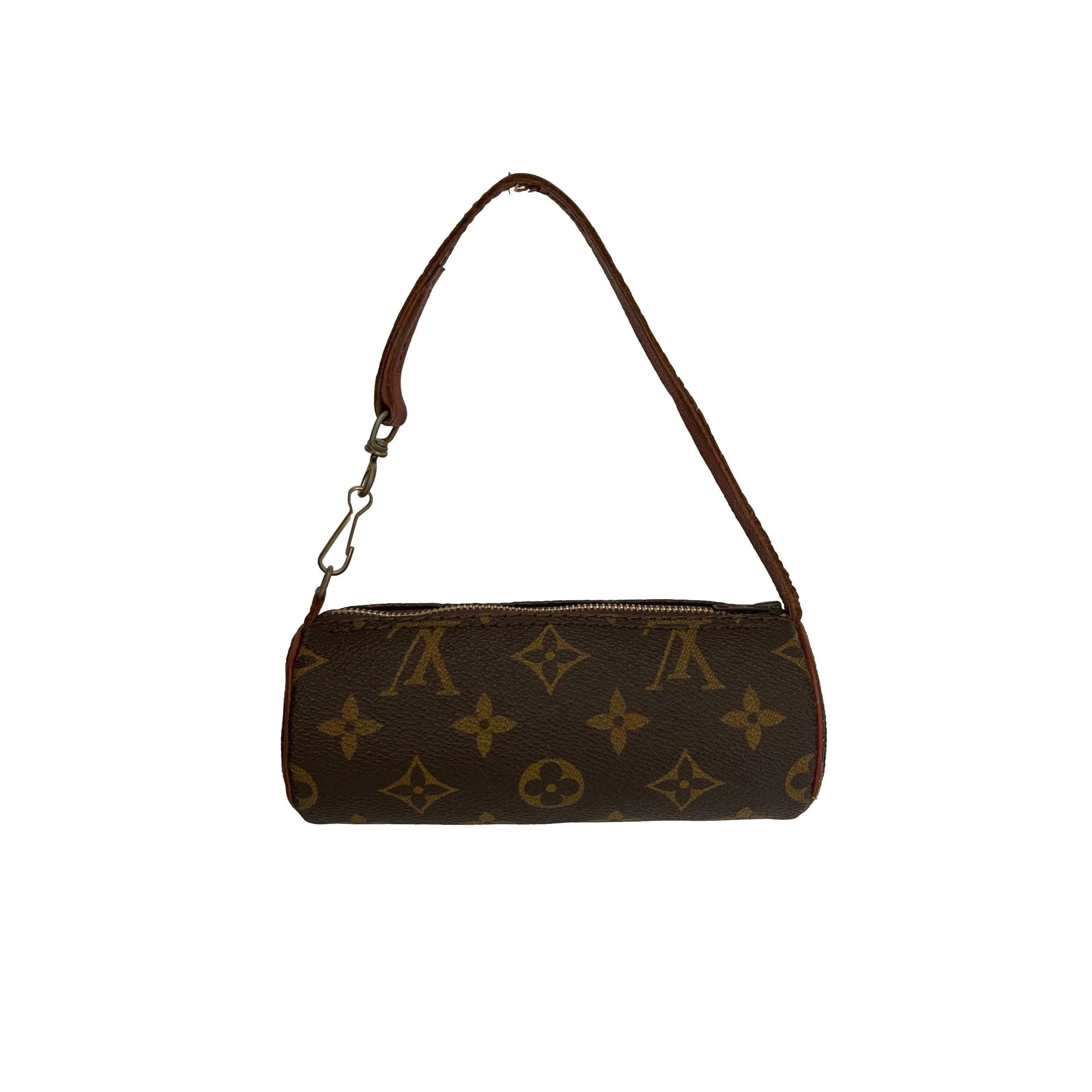 Louis Vuitton Brown Monogram Micro Cylinder Bag