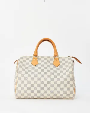 Louis Vuitton Damier Azur Coated Canvas Speedy 30