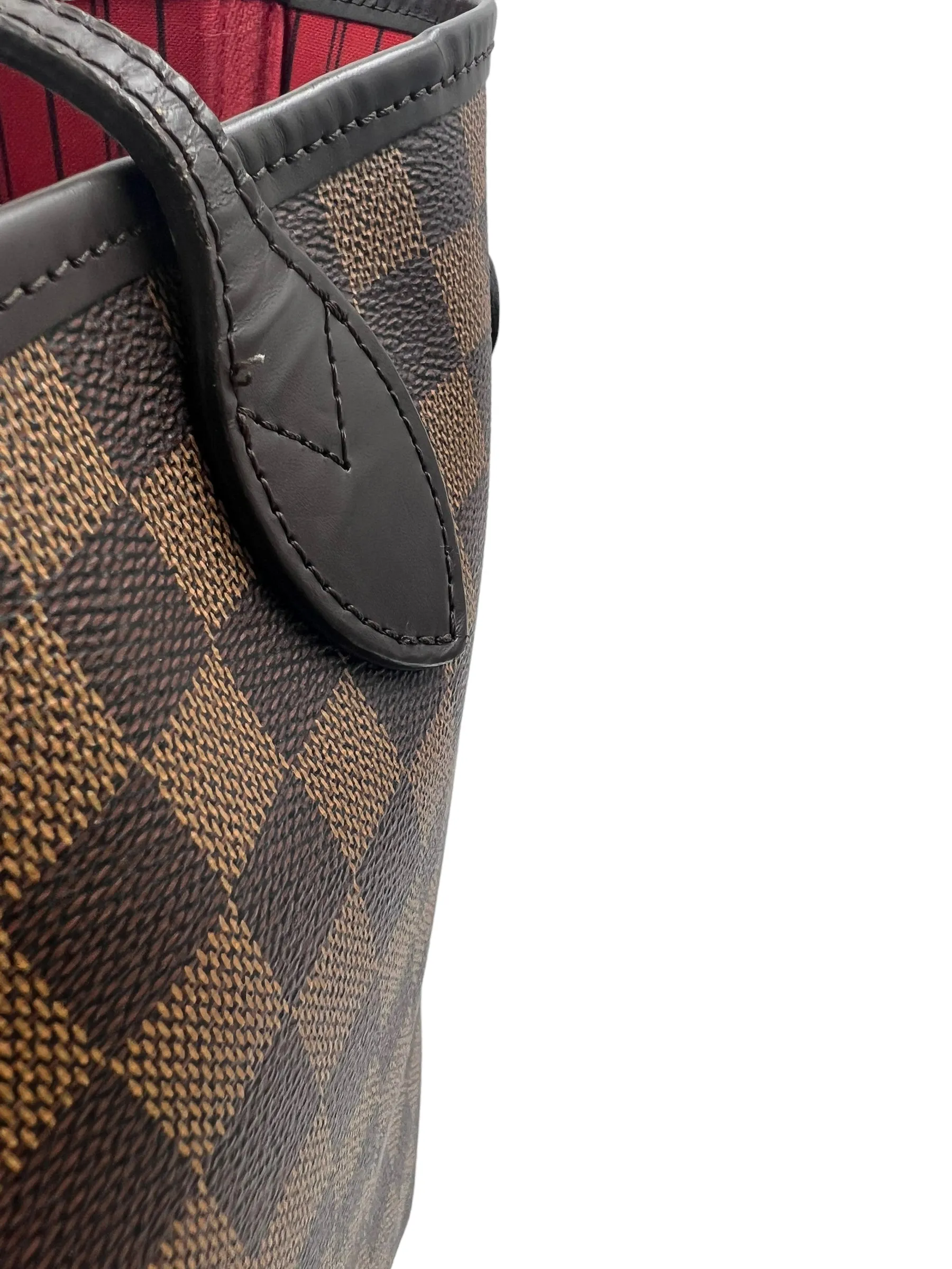 Louis Vuitton Damier Ebene Neverfull MM Tote
