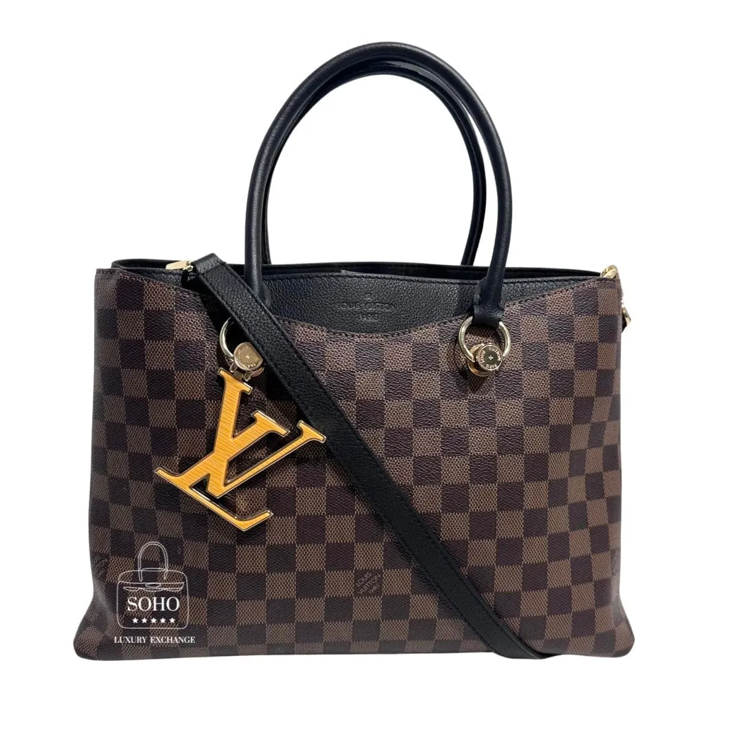 Louis Vuitton Damier Ebene Riverside Tote & Strap