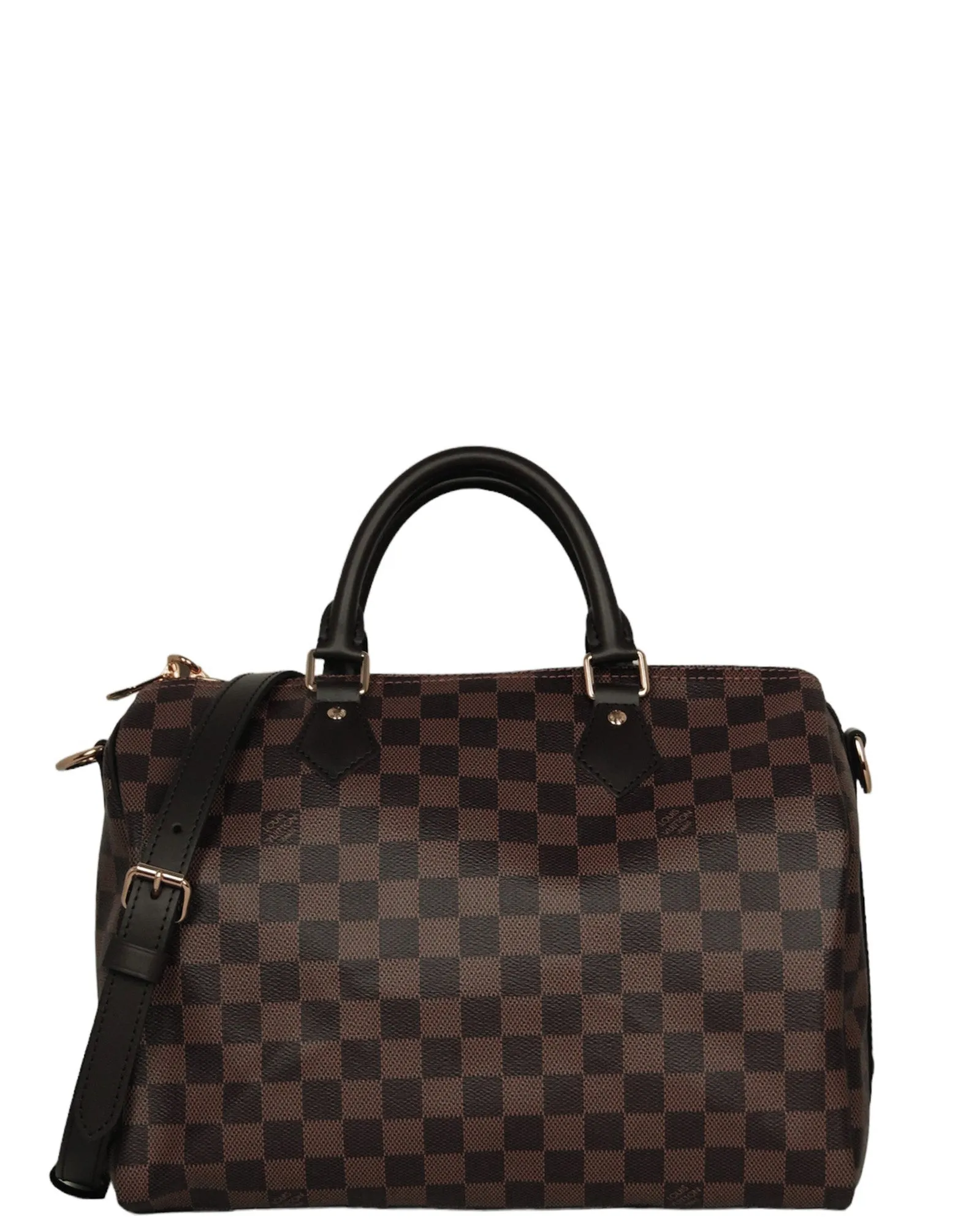 Louis Vuitton Damier Ebene Speedy Bandouliere 30 Bag