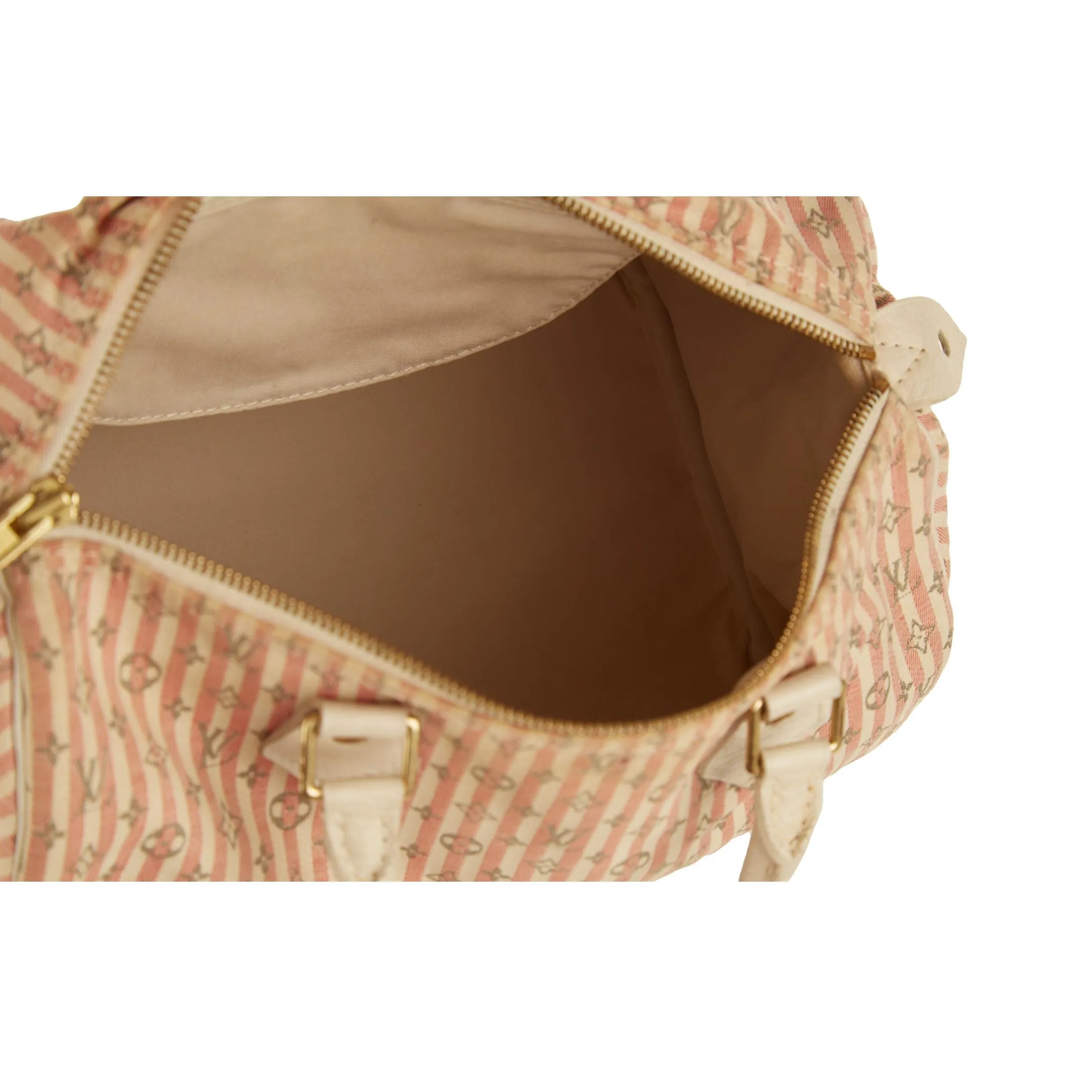 Louis Vuitton Pink Striped Speedy 30